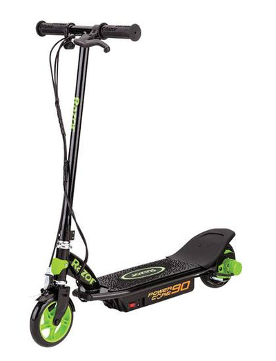Razor Power Core Electric Scooter 10 MPH High Torque, Green-Broken Foot Platform