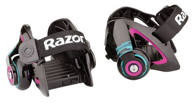 Razor Jetts Heel Wheels with Heel-Activated Sparking Action, Purple (Open Box)