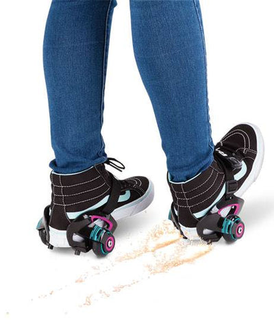 Razor Jetts Heel Wheels with Heel-Activated Sparking Action, Purple (Open Box)