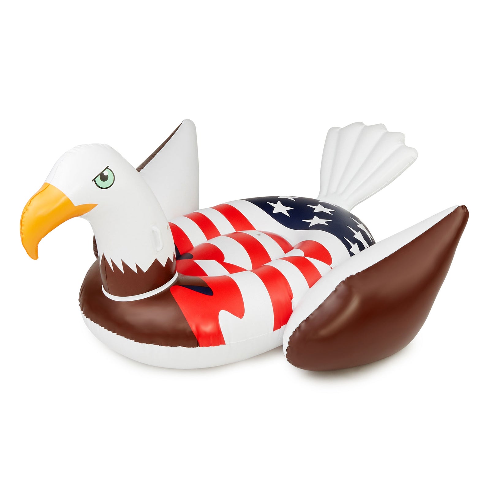 Swimline 90700 Inflatable American Bald Eagle Giant Riding Patriotic Pool Float - VMInnovations