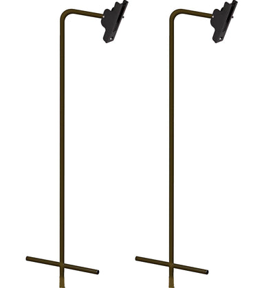 (2) CUDDEBACK Game Trail Deer Hunting Camera Metal Universal Genius Post Mounts