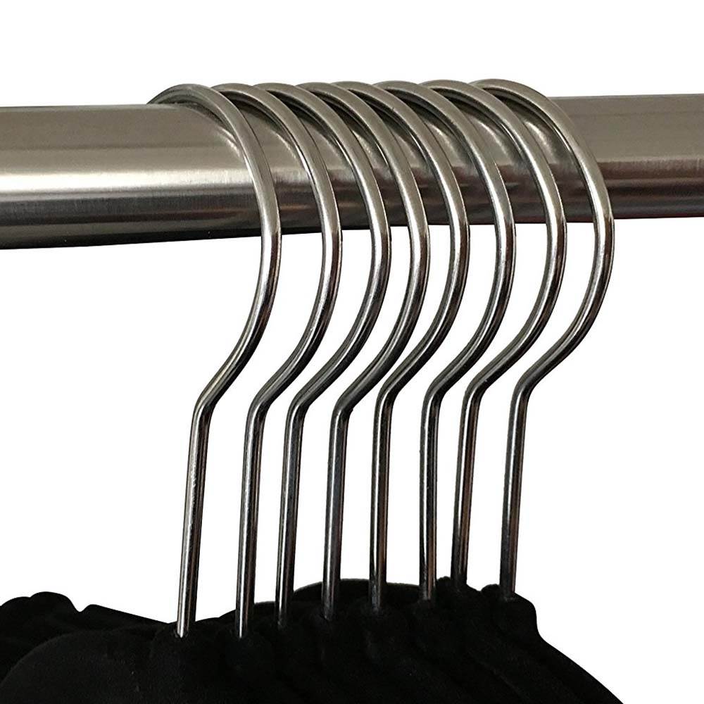 Home & Loft Space Saving Soft Velvet Non-Slip Suit Clothes Hangers (105 Pack)