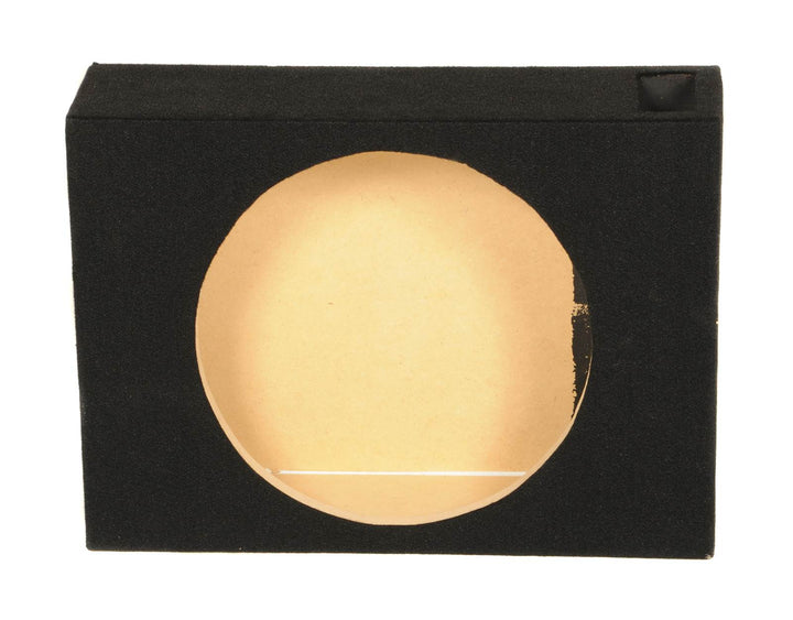 Q Power Single 10" Vented Shallow Subwoofer Sub Enclosure (Open Box) (2 Pack) - VMInnovations