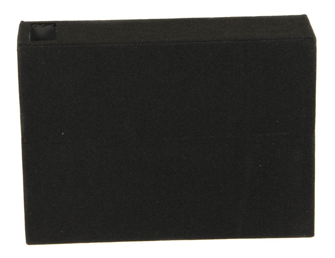 New Q Power Single 12" Vented Shallow Subwoofer Sub Box Enclosure (Used)