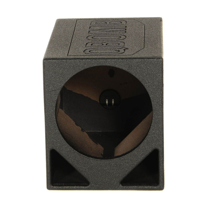 Q Power QBOMB12TB Single 12" Triangle Ported Car Audio Subwoofer Box (Open Box)