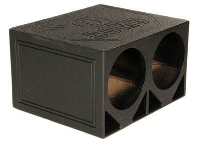 AudioPipe AB Amp & 12" Sub 2 Pack w/ QPower Dual 12" Box & Soundstorm Wire Kit - VMInnovations
