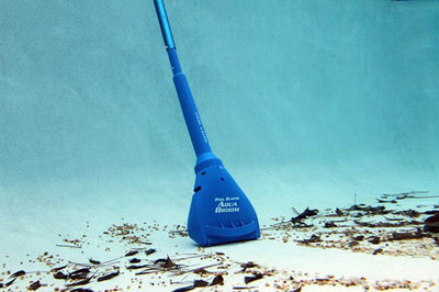 Aqua Broom Swimming Pool Blaster Ultra Battery Vac Cleaner w/ Telescopic Pole