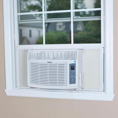 Haier 10000 BTU 115V High Efficiency Window Air Conditioner & Remote (Damaged)