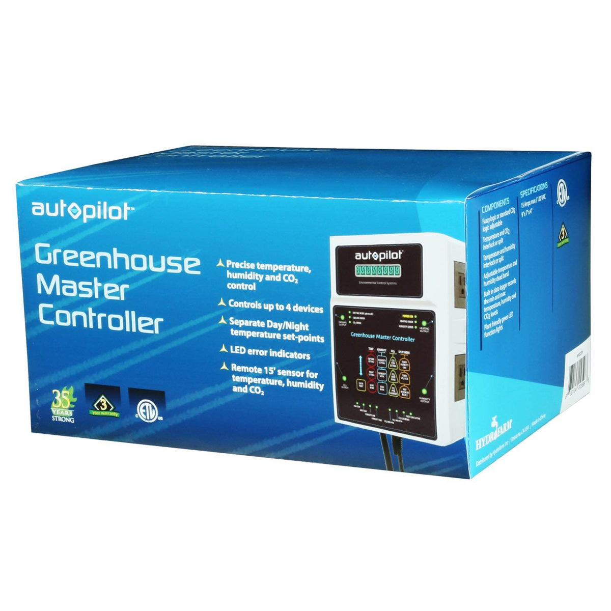 Autopilot Master Greenhouse Controller w/Remote 15' CO2 | APCECOTH (Open Box)