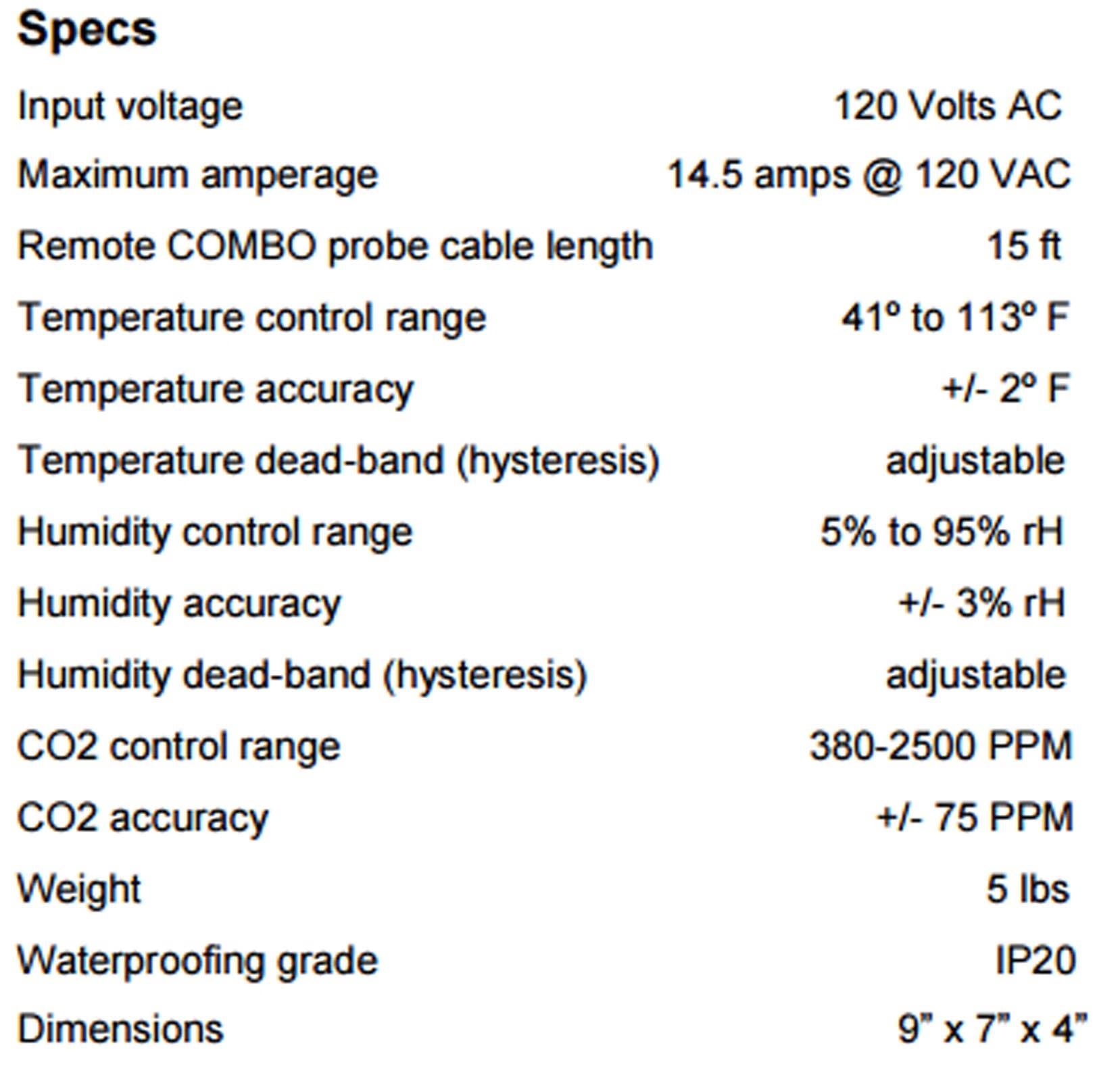 Autopilot Master Greenhouse Controller w/Remote 15' CO2 | APCECOTH (Open Box)