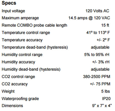 Autopilot Master Greenhouse Controller w/Remote 15' CO2 | APCECOTH (Open Box)