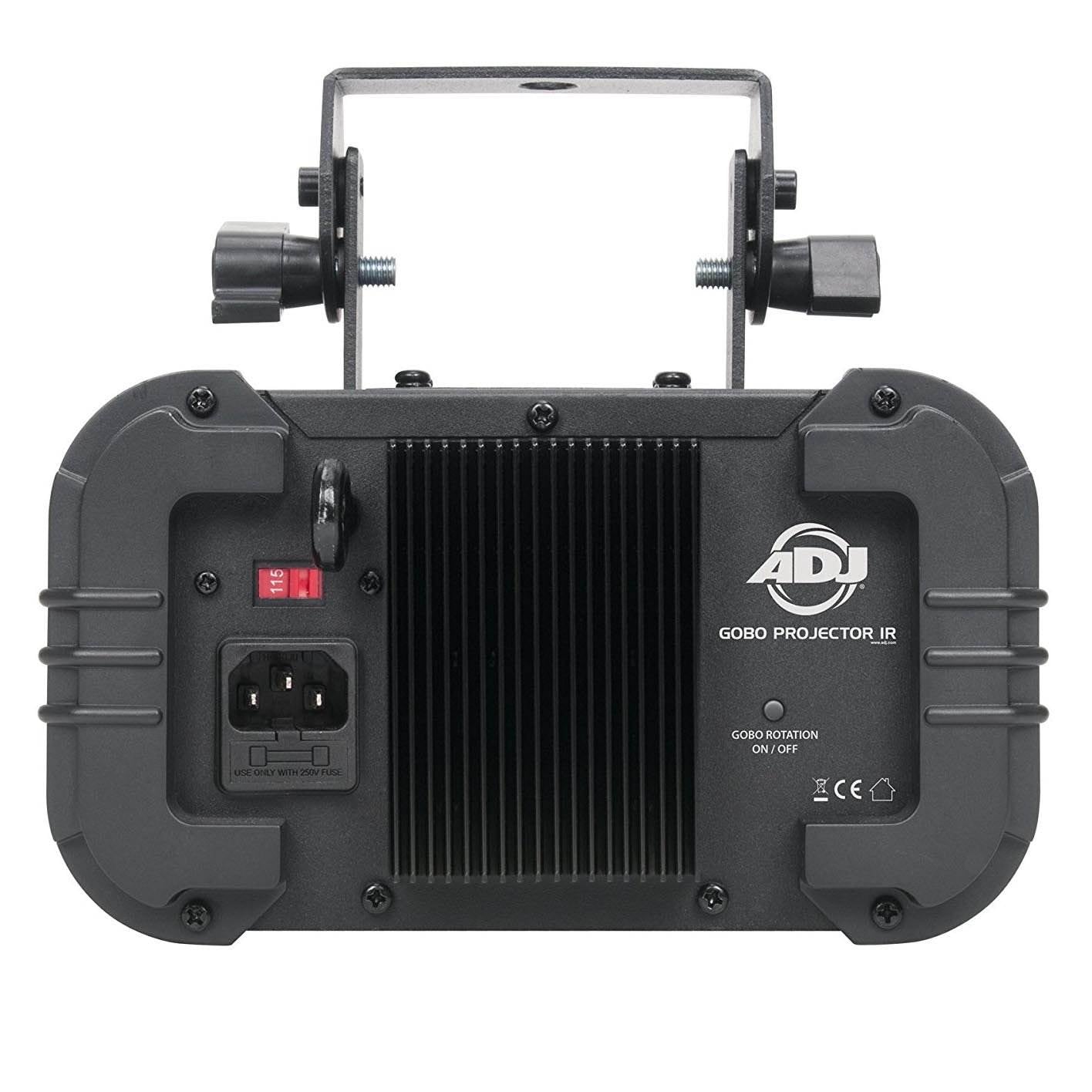 American DJ ADJ Gobo Projector IR White 12W LED Light w/ 4 Patterns & RGBY Gels - VMInnovations