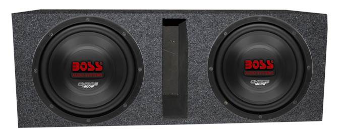 2) Boss CH10DVC 10" 3000W Car Subwoofers Subs Woofers 4 Ohm+Vented Box Enclosure - VMInnovations