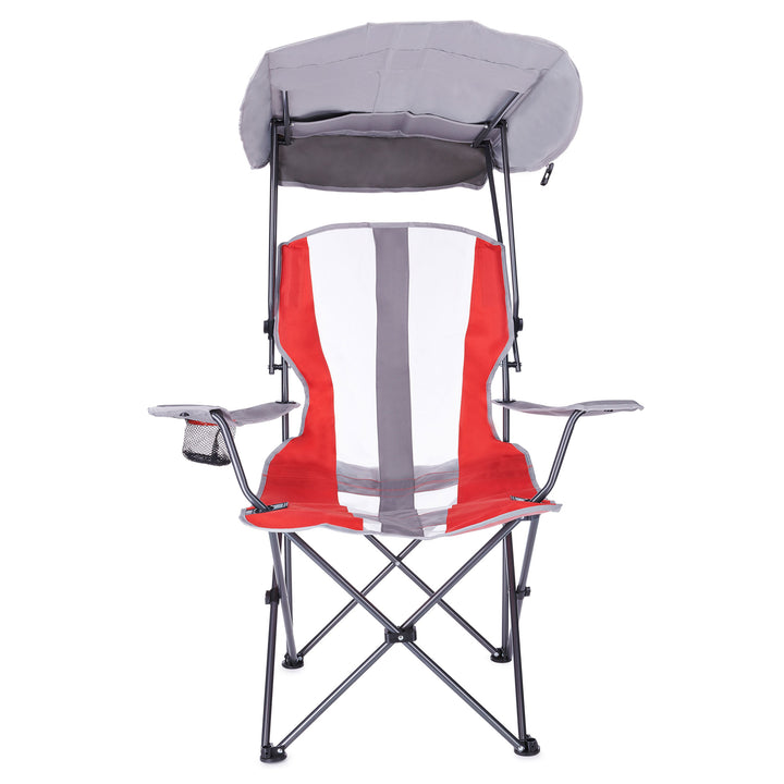 Kelsyus Premium Foldable Lawn Camping Chair w/Cup Holder and Canopy (For Parts)