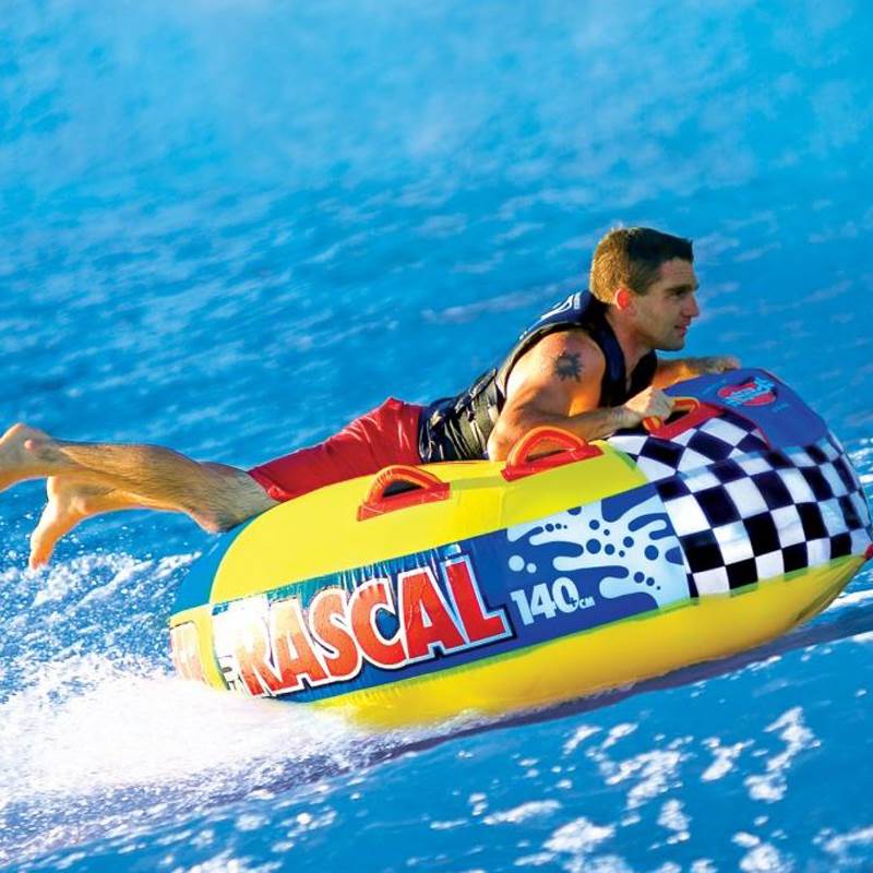 Airhead SPORTSSTUFF 53-1320 Rascal Single Rider Towable and 60' Boat Tube Rope