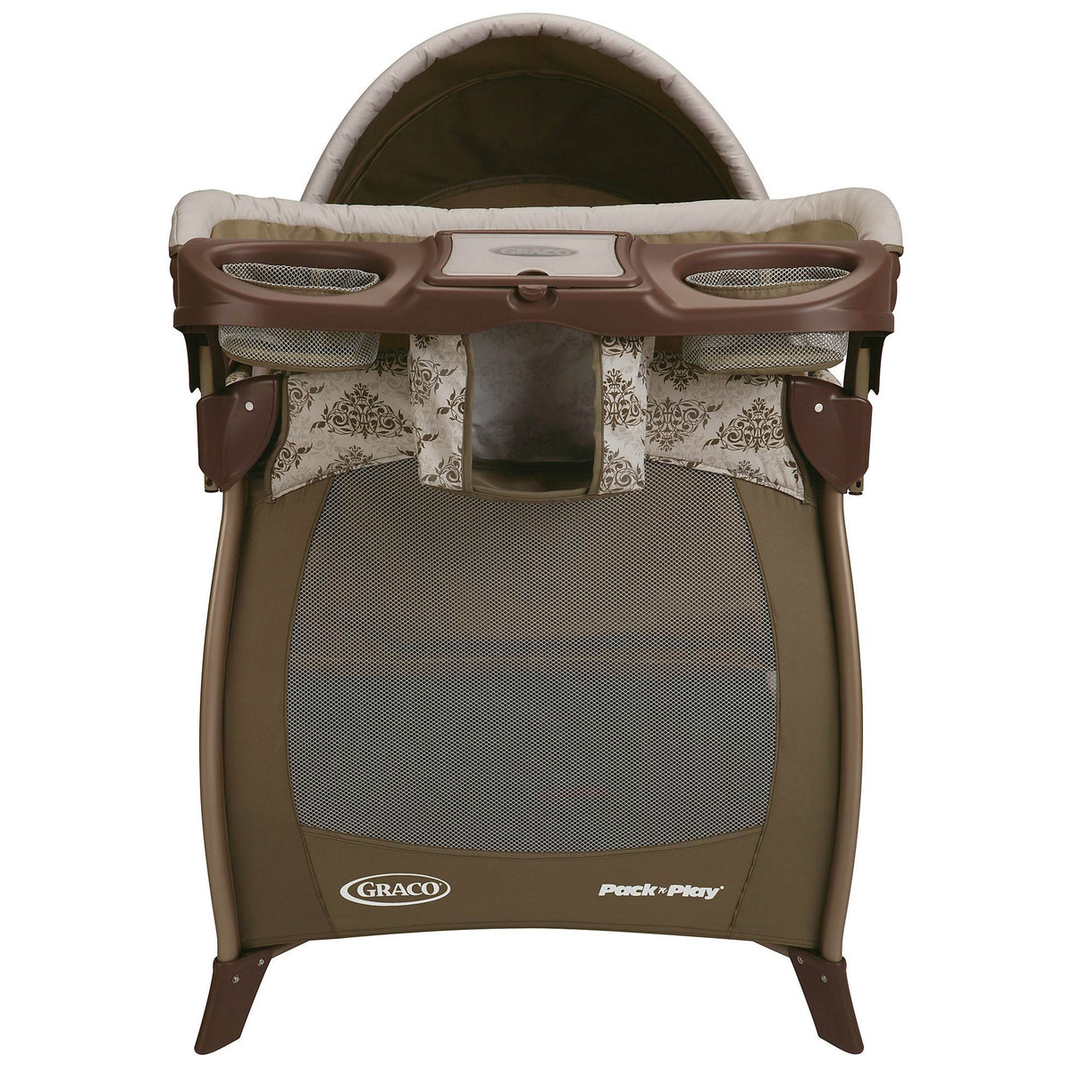 Graco Pack n Play Silhouette Playard Bassinet and Change Table Farrow (Open Box)