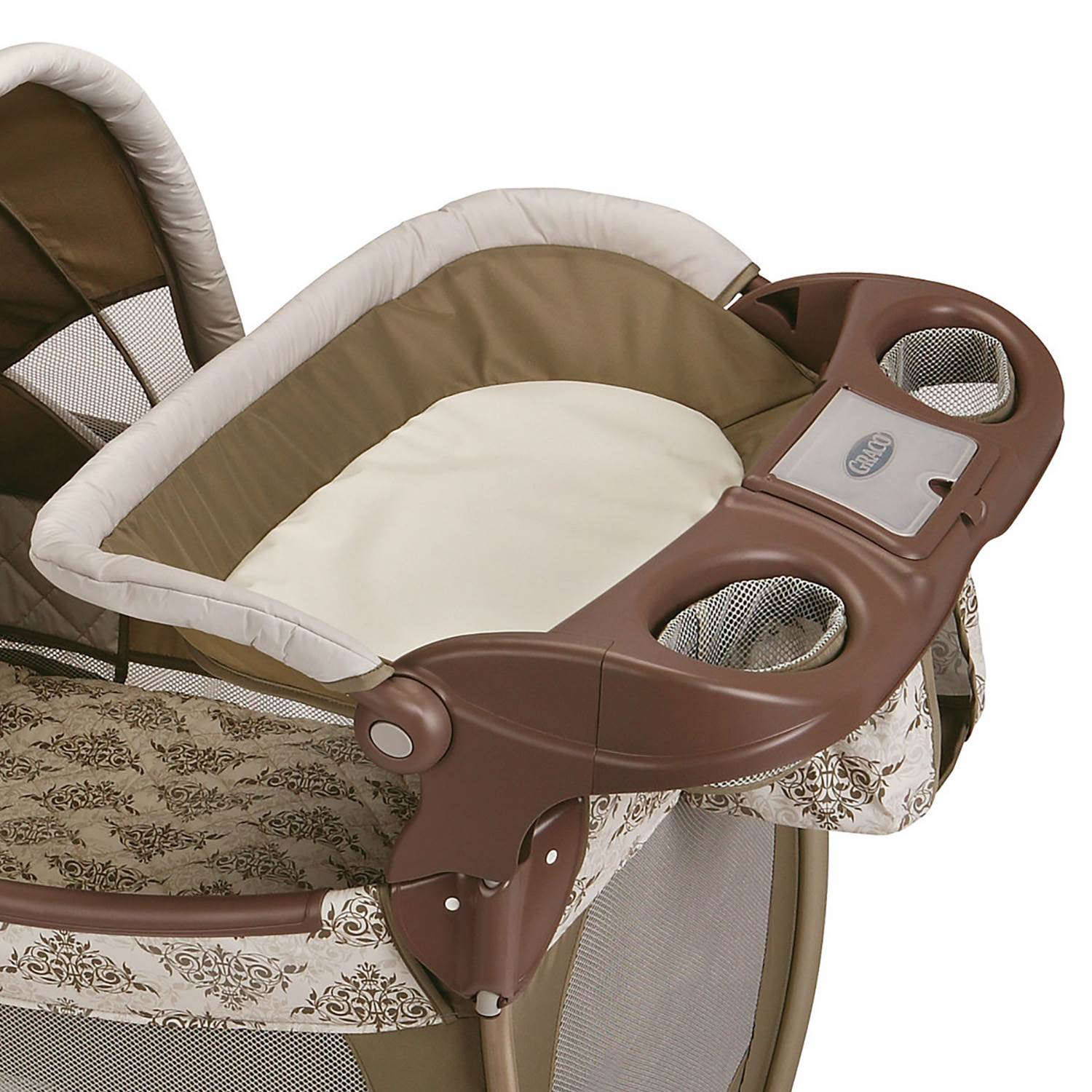 Graco Pack n Play Silhouette Playard Bassinet and Change Table Farrow (Open Box)