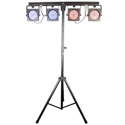 CHAUVET DJ 4BAR USB DMX LED Wash Light System w/Tripod, Travel Bags (Open Box) - VMInnovations