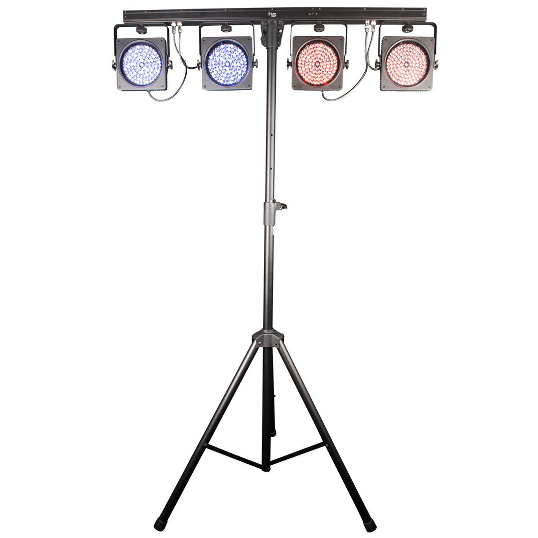 CHAUVET DJ 4BAR USB DMX LED Wash Light System w/Tripod, Travel Bags (Open Box)