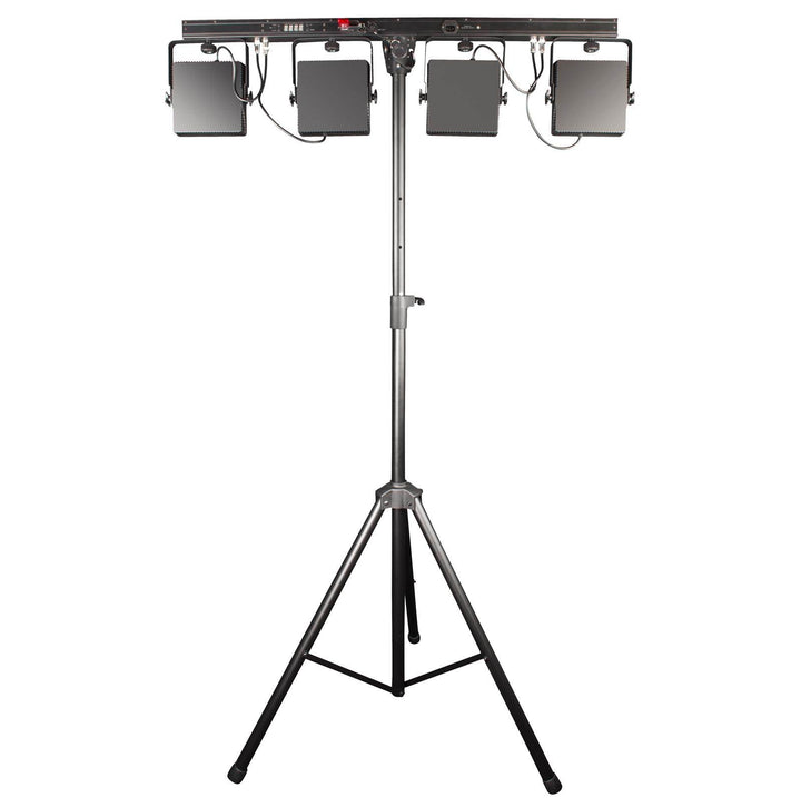 CHAUVET DJ 4BAR USB DMX LED Wash Light System w/Tripod, Travel Bags (Open Box)