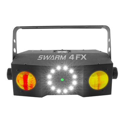 CHAUVET DJ Swarm 4 FX DMX LED Moonflower RGBA Light Effect with Strobe and Laser