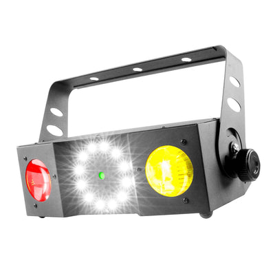 CHAUVET DJ Swarm 4 FX DMX LED Moonflower RGBA Light Effect with Strobe and Laser - VMInnovations