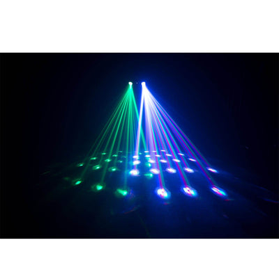 CHAUVET DJ Swarm 4 FX DMX LED Moonflower RGBA Light Effect with Strobe and Laser - VMInnovations