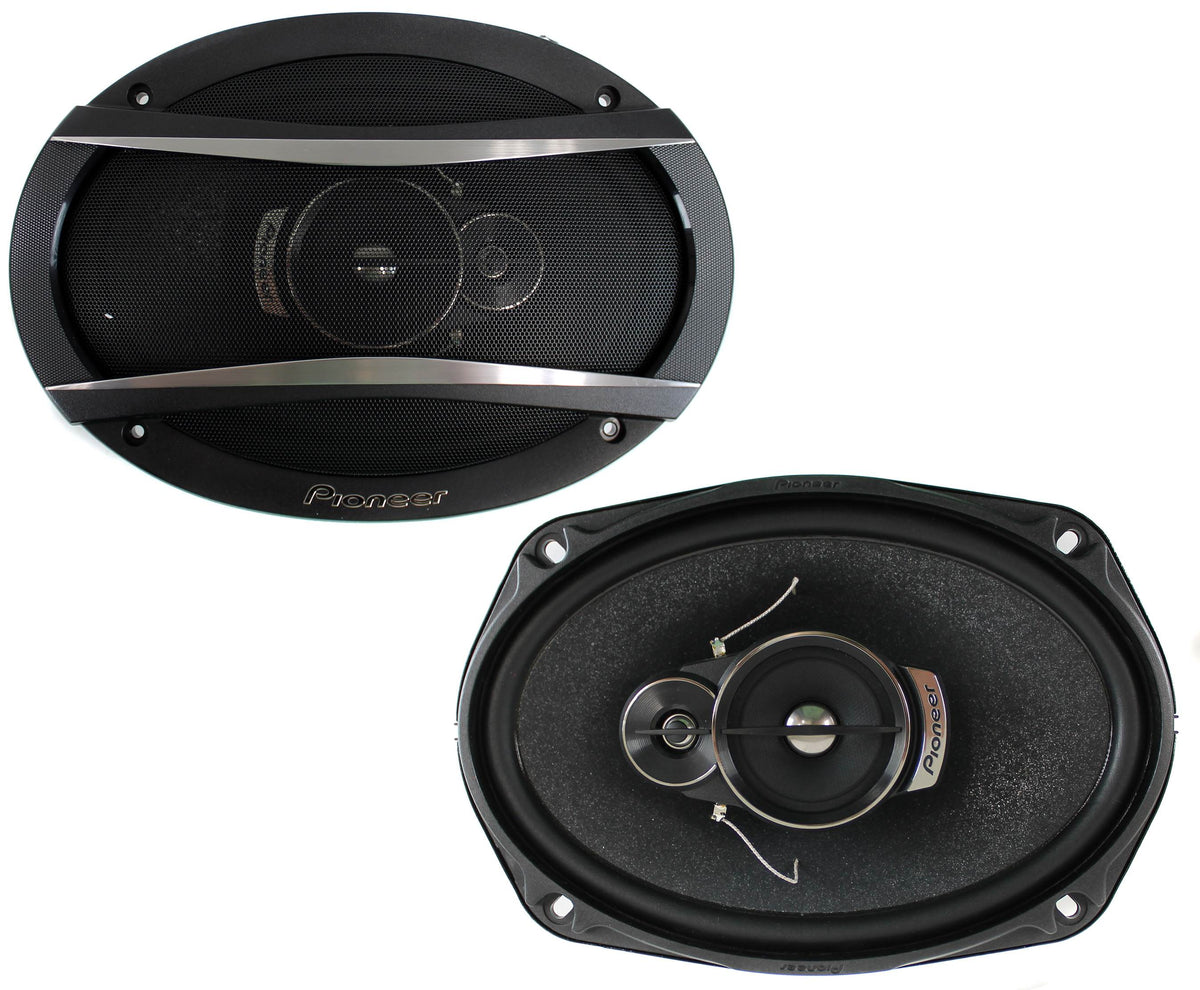 2) Pioneer 6x9 Inch 3-Way 420 Watt Car Coaxial Audio Stereo Speakers (Open Box)