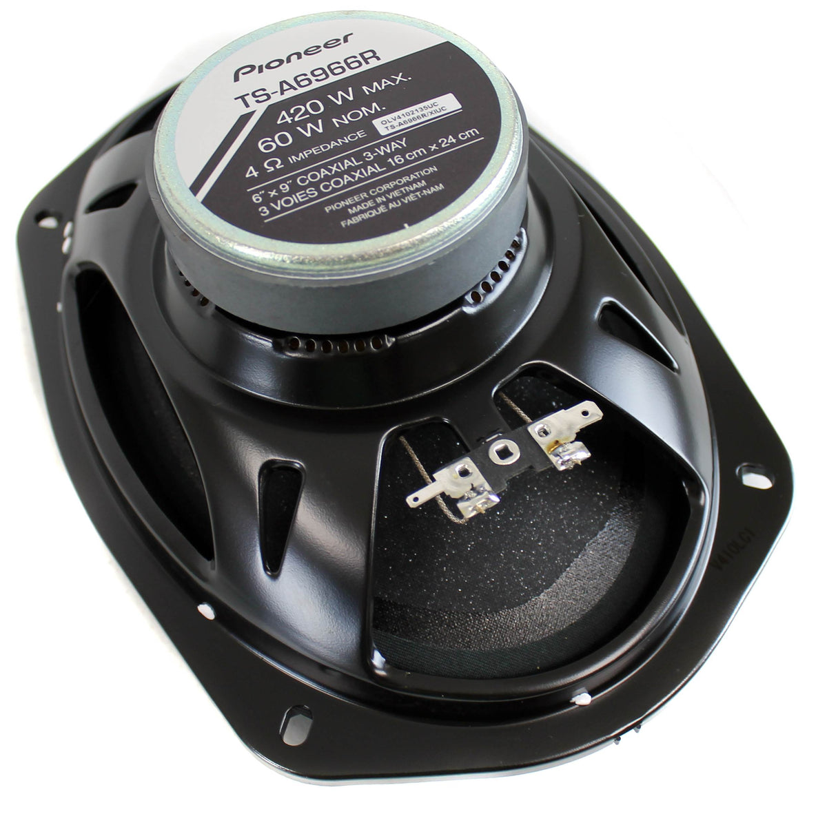 2) Pioneer 6x9 Inch 3-Way 420 Watt Car Coaxial Audio Stereo Speakers (Open Box)