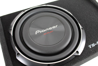 Pioneer 10 Inch 1200 Watt Shallow Mount Subwoofer Sub TS-SWX2502 - Open Box