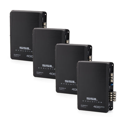 Soundstorm EV400.4 400W 4 Channel Car Power Amplifier Mosfet SSL (4 Pack)