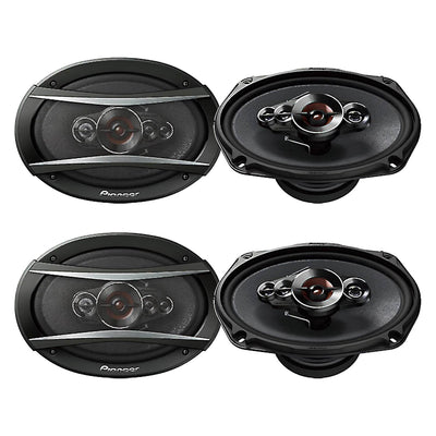 Pioneer 6x9" 5-Way 650W Coaxial Car Audio Stereo Speakers, 2 Pair | TS-A6996R