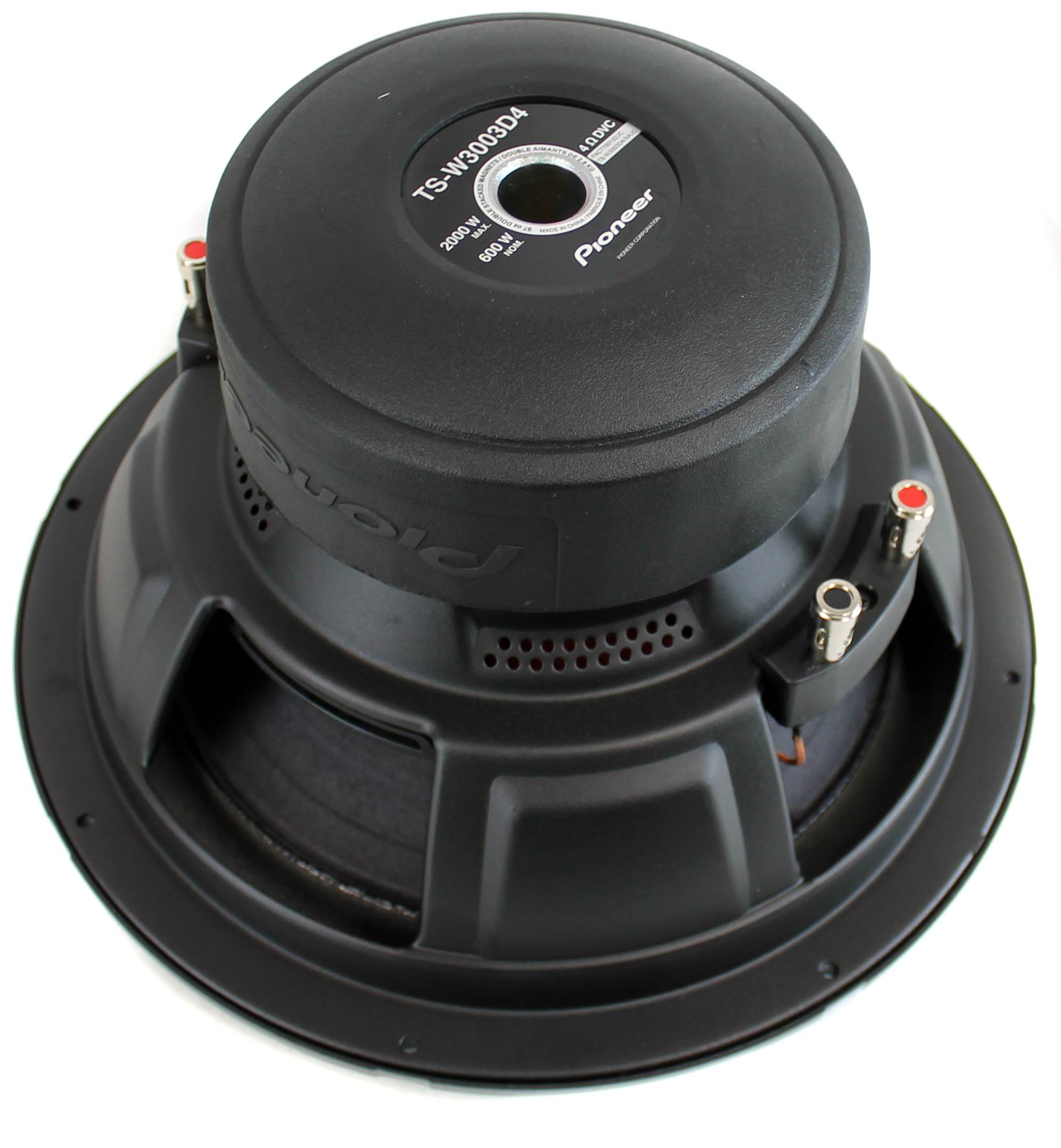 2) Pioneer 12" 4000W TS-W3003D4 Car Subwoofers DVC Subs + Sealed Box Enclosure