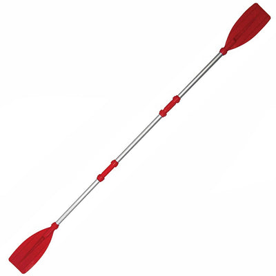 Kwik Tek Airhead Portable 3-Section Aluminum Kayak Paddle, Red (Open Box)