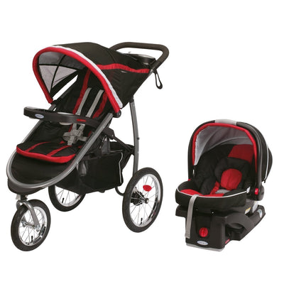 Graco FastAction Fold Jogging Stroller & SnugRide 35 Car Seat - Open Box