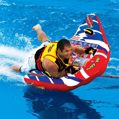 SPORTSSTUFF 53-1510 Bat-X-Ray Single Rider Towable + 60' Boat Tube Rope