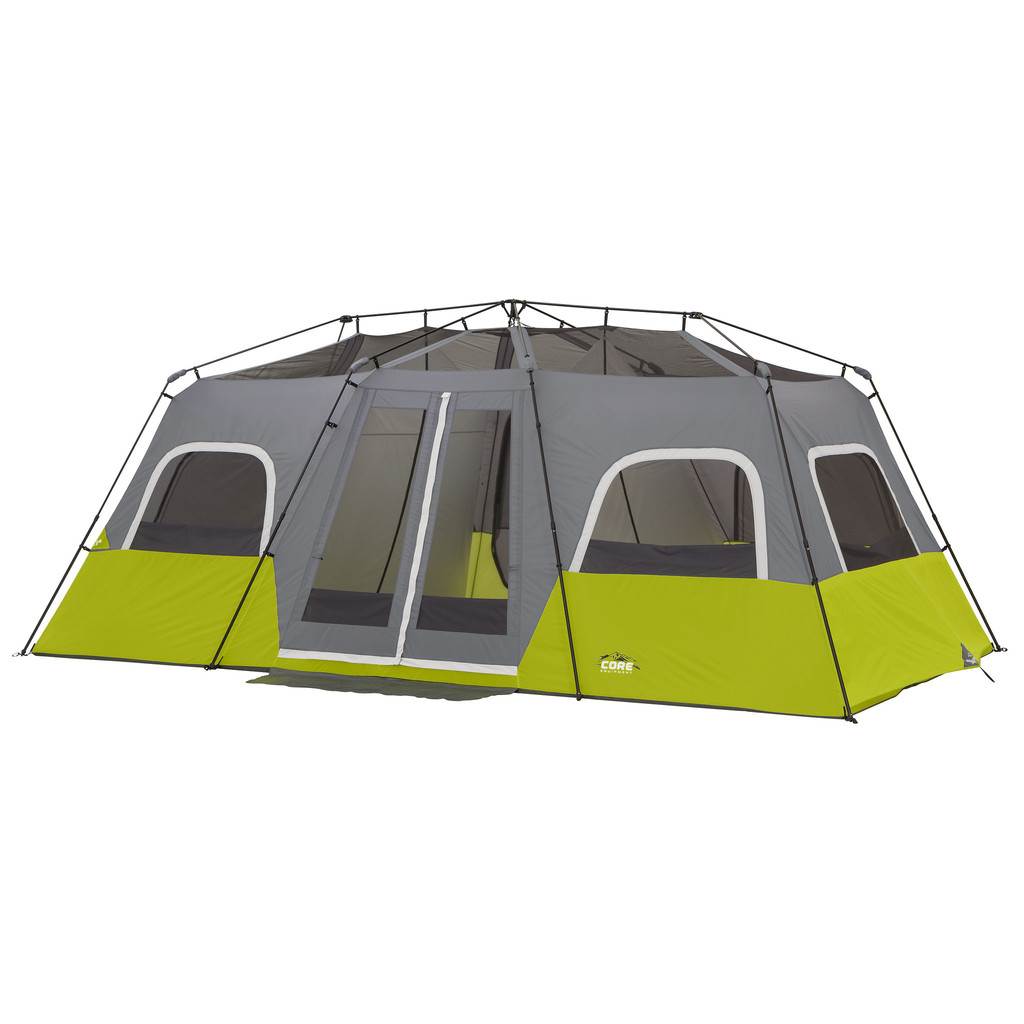 CORE Equipment 12 Person Instant Green/Grey Cabin Tent - 18'x10' (Used)