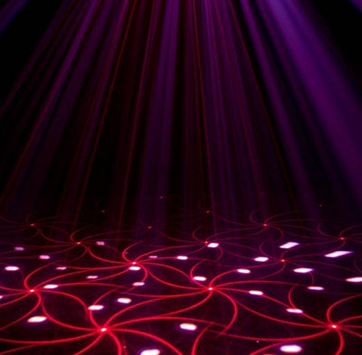 American DJ Stinger DMX Laser, Strobe Moonflower LED Light Party Effect Open Box