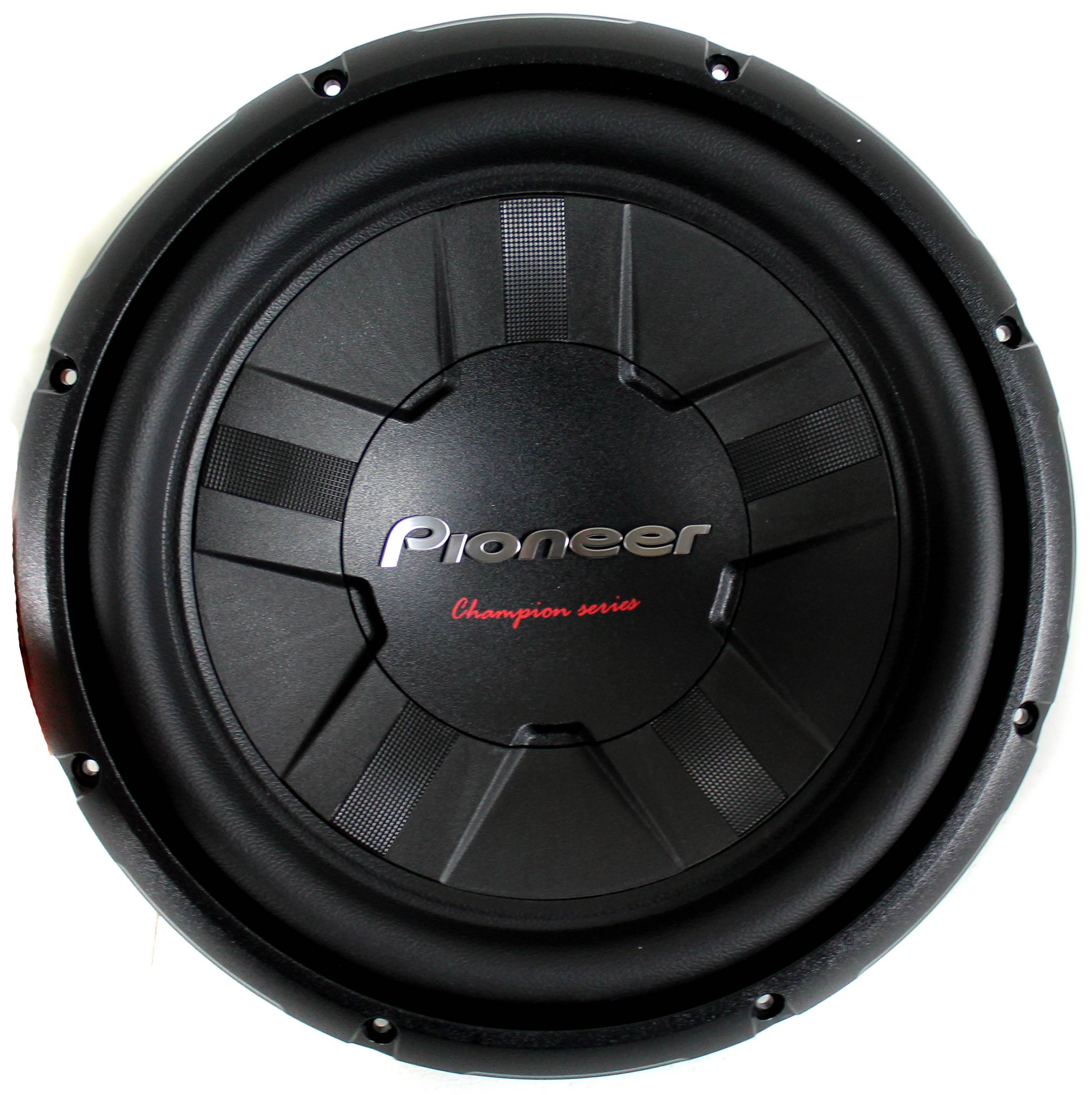 2) Pioneer TS-W311D4 12 Inch 2800W Car DVC Subwoofers + Sealed Enclosure Box