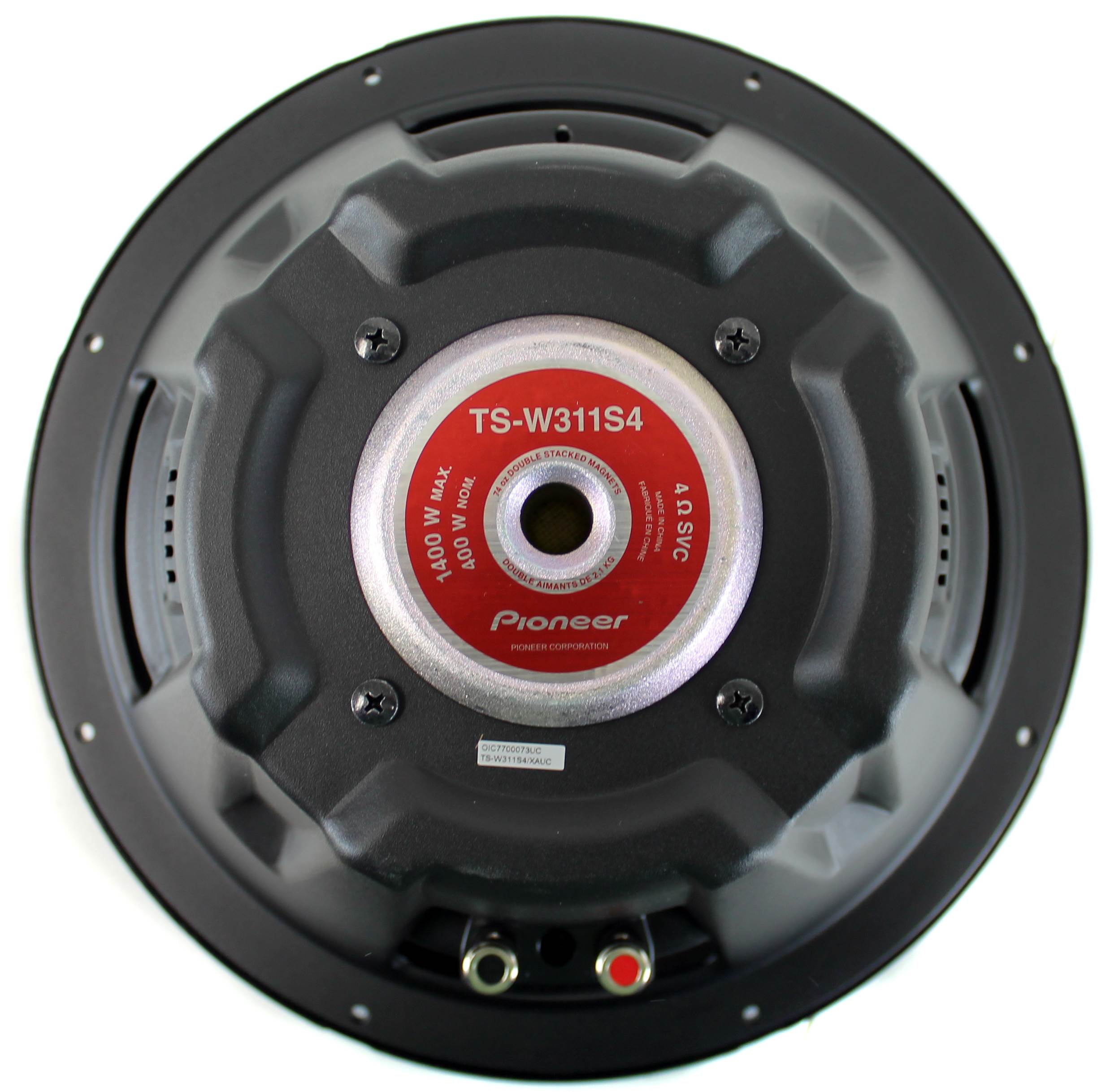 2) Pioneer TS-W311S4 12 Inch 2800W Car SVC Subwoofers + Sealed Enclosure Box