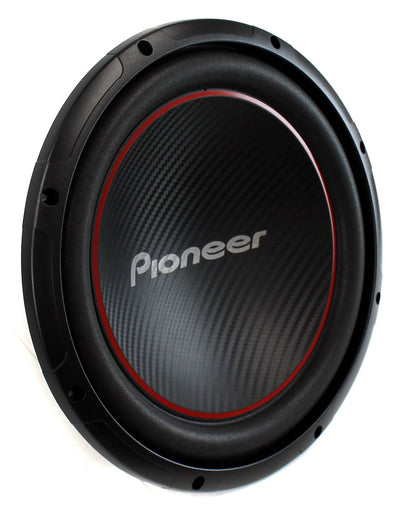 2) Pioneer TS-W304R 12" 2600W Champion Subwoofers SVC Car Subs Pair + Sealed Box