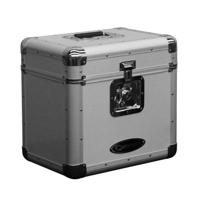 Odyssey KROM Stackable Record Utility Case for 70 12" Vinyl Records & LPs, Black