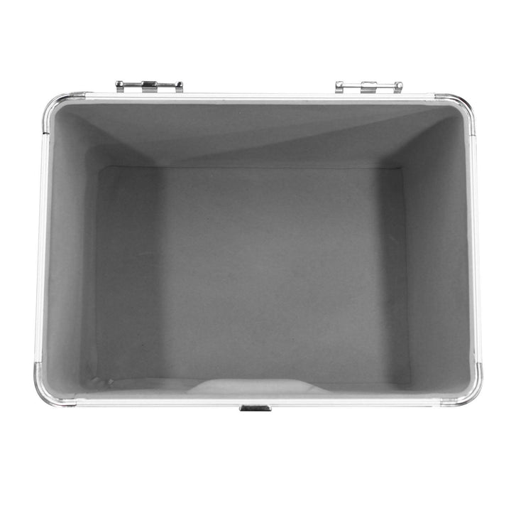 Odyssey KLP2-SILVER 70 12" LP Vinyl Records Stacking Utility Krom Transport Case