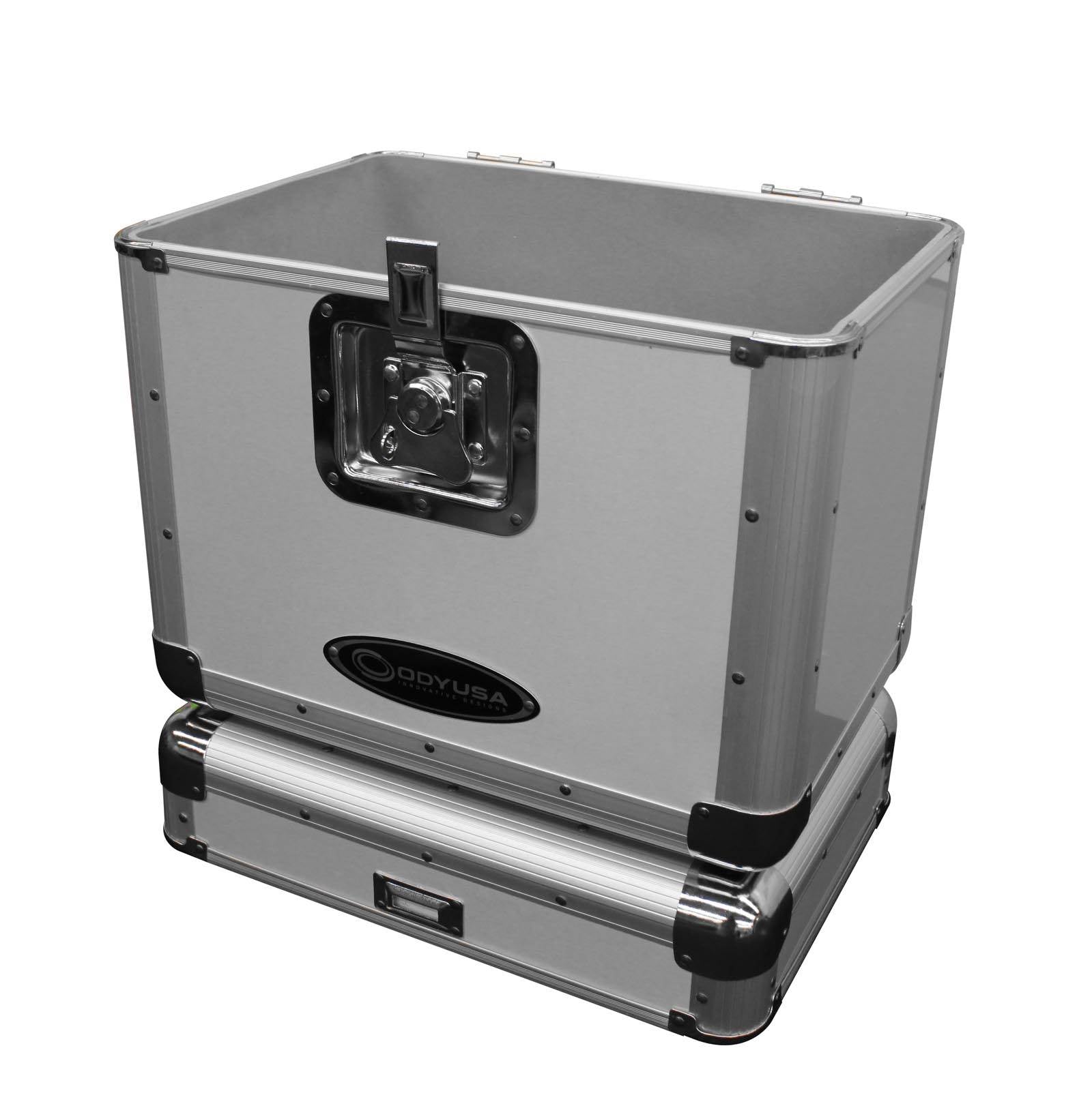 Odyssey 70 12" LP Vinyl Records Stacking Utility Krom Transport Case (Open Box)
