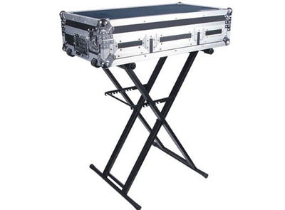 Odyssey Luxe Series LTBXS White Pro DJ Coffin Mixer Keyboard X-Stand (Open Box) - VMInnovations