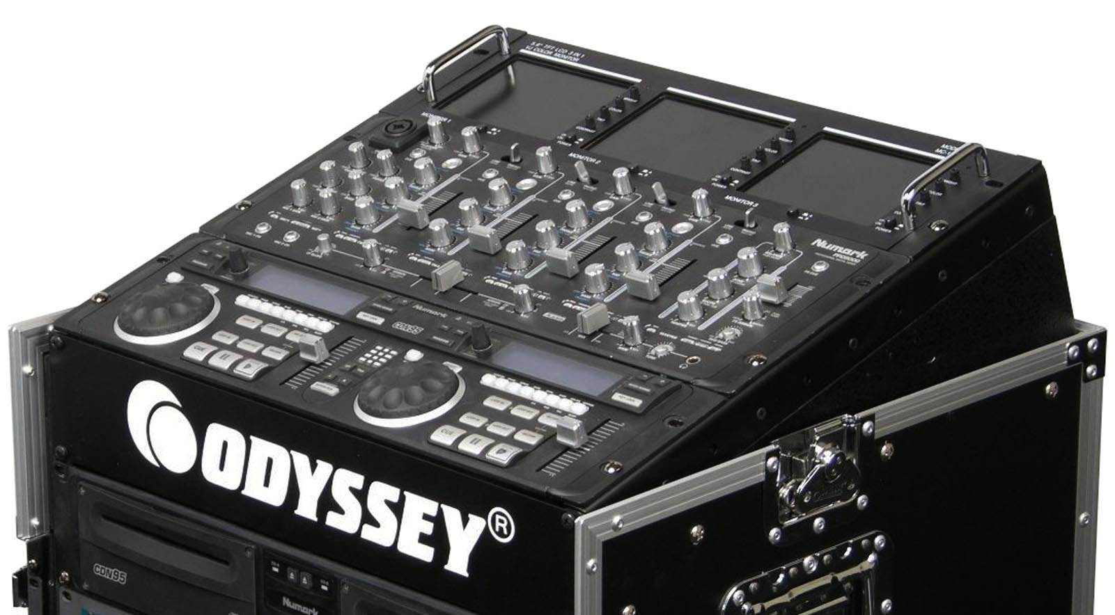 Odyssey FR1006 Flight Ready Top Slanted 6U-10U 6-10 Space Mixer Rack (Open Box)