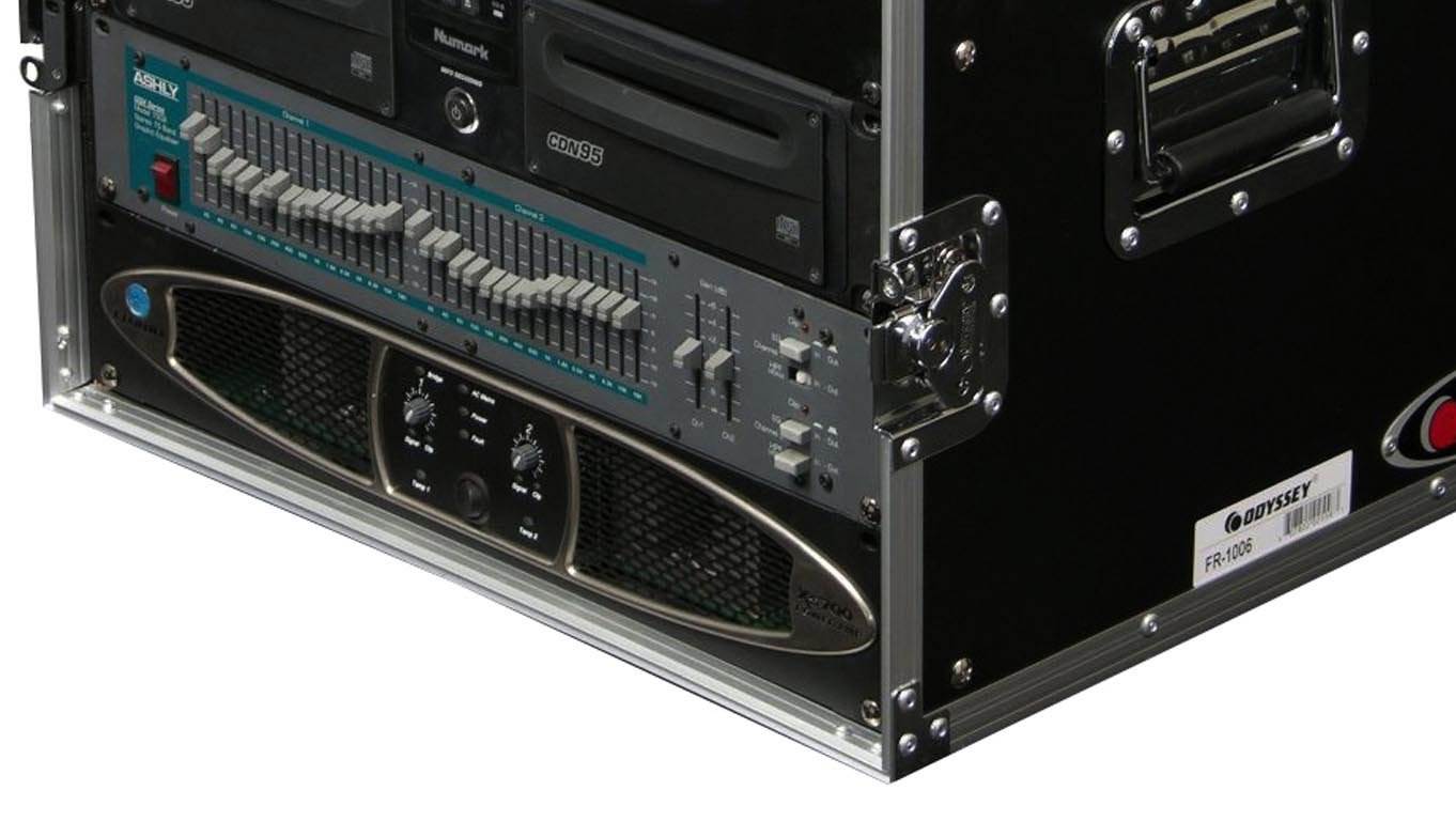 Odyssey FR1006 Flight Ready Top Slanted 6U-10U 6-10 Space Mixer Rack (Open Box)