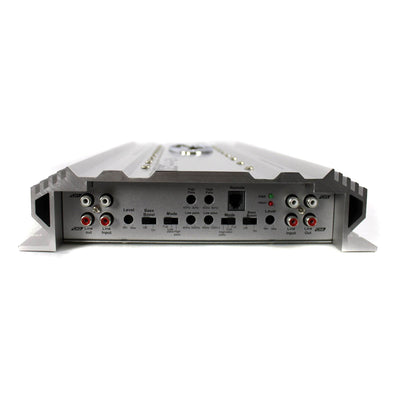 Lanzar 5000 Watt 4 Channel Bridgeable Car Audio Stereo Amplifier with Bass Knob