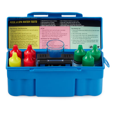Taylor K-1003 Safety Plus Swimming Pool Chlorine Bromine pH Alkalinity Test Kit - VMInnovations