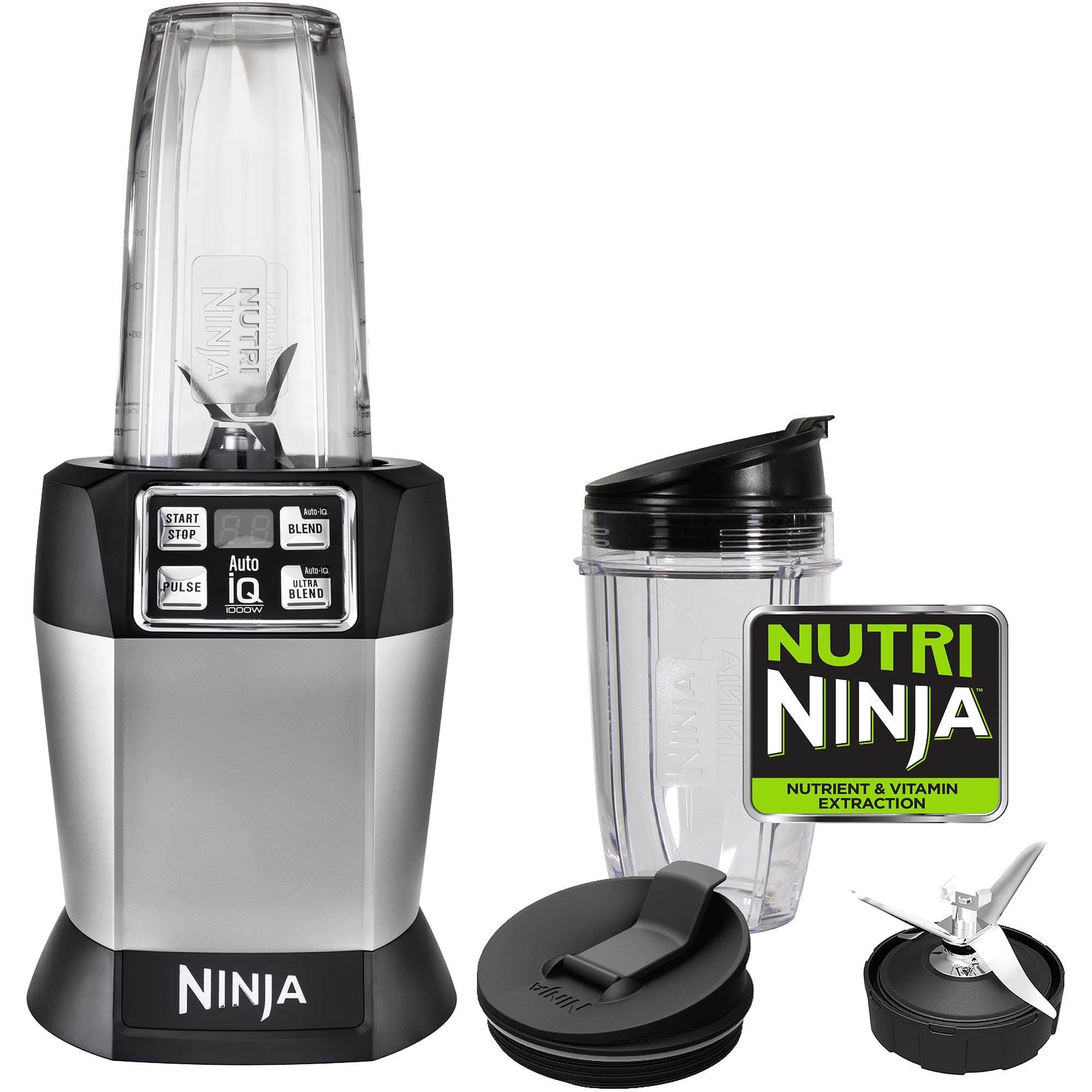 Nutri Ninja Auto-iQ 1000W Digital Blender w/Pulse & 2 Cups (Open Box)